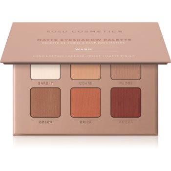 SOSU Cosmetics Matte Eyeshadow Palette paletă cu farduri de ochi - imagine 2